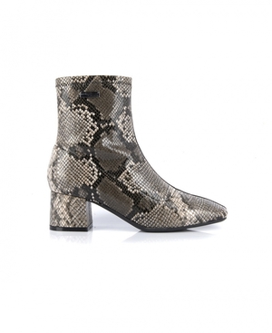 Bottines à talons Les Tropeziennes DANIELA Serpent Noir Femme|AETD-48311835